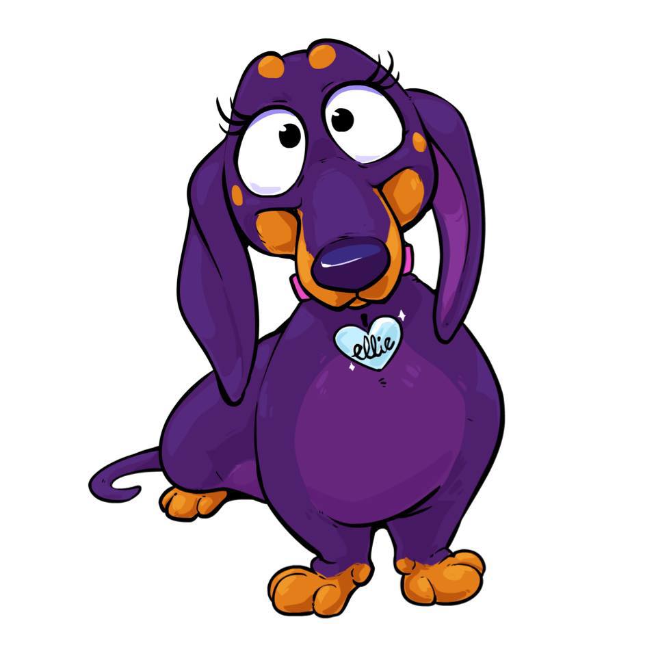 Purple Wienerdog
