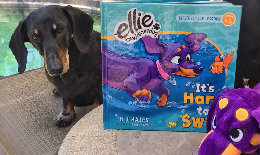 Facebook Live – Ellie the Wienerdog and Author K.J. Hales