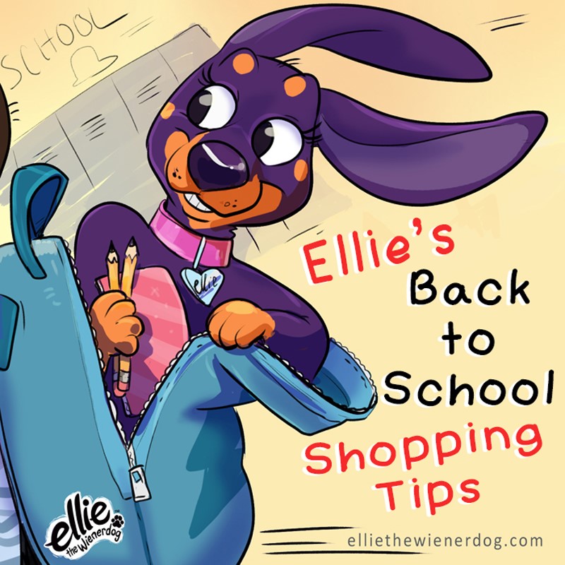 Ellie the Wienerdog Back to School Deals