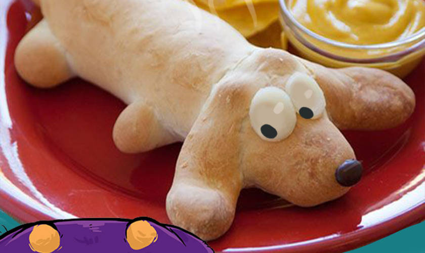 Ellie the Wienerdog Celebrates Homemade Bread Day!
