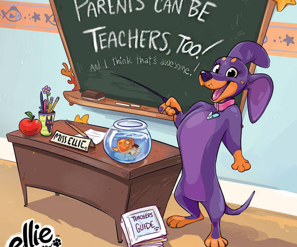 Ellie the Wienerdog Celebrates Parents as Teachers Day