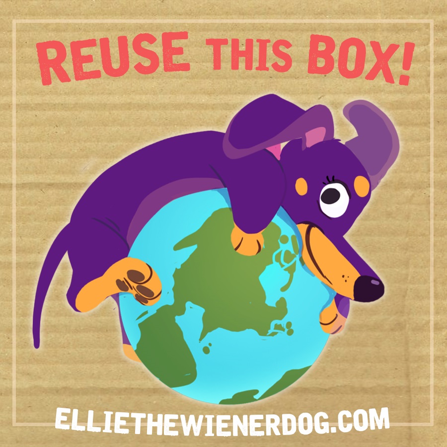 Ellie the Wienerdog Celebrates America Recycles Day