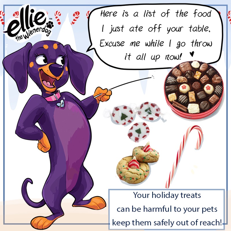 Ellie the Wienerdog Holiday Safety Tips – Part 3