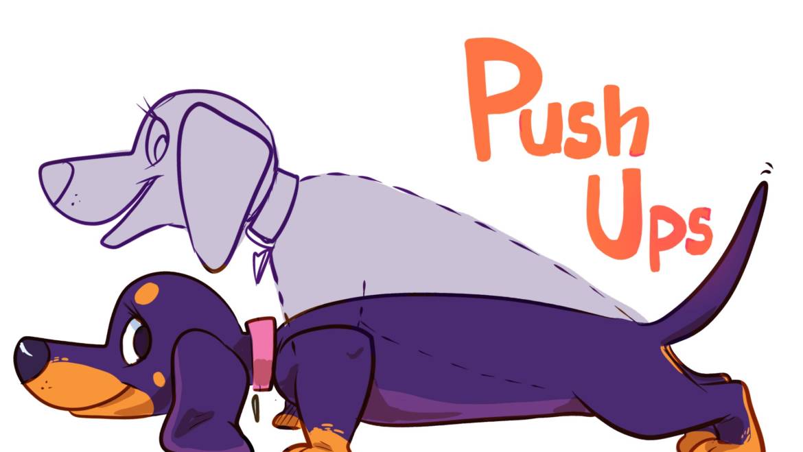 Pushups with Miss Ellie