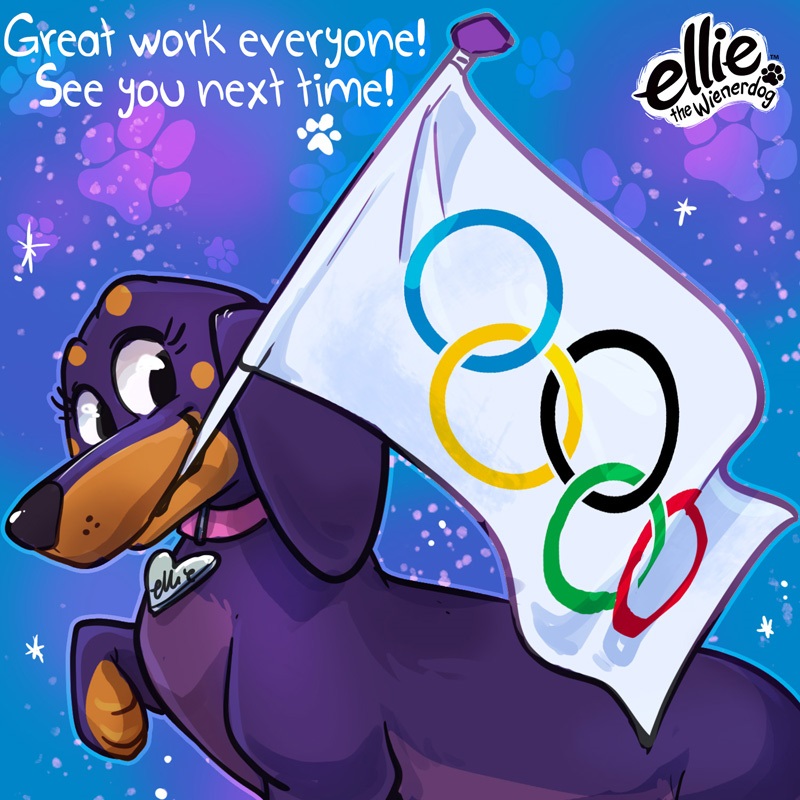 Ellie bids the Olympics Adieu