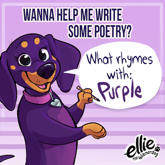 What Rhymes With Purple? – Celebrating National Poetry Month!