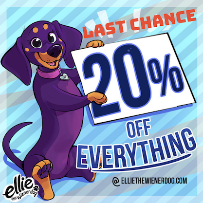 LAST DAY TO SAVE! 20% off EVERYTHING!