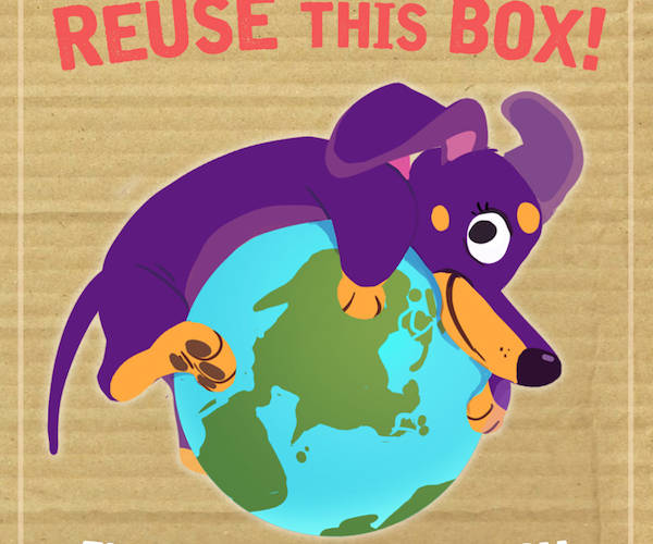Ellie the Wienerdog Celebrates America Recycles Day!