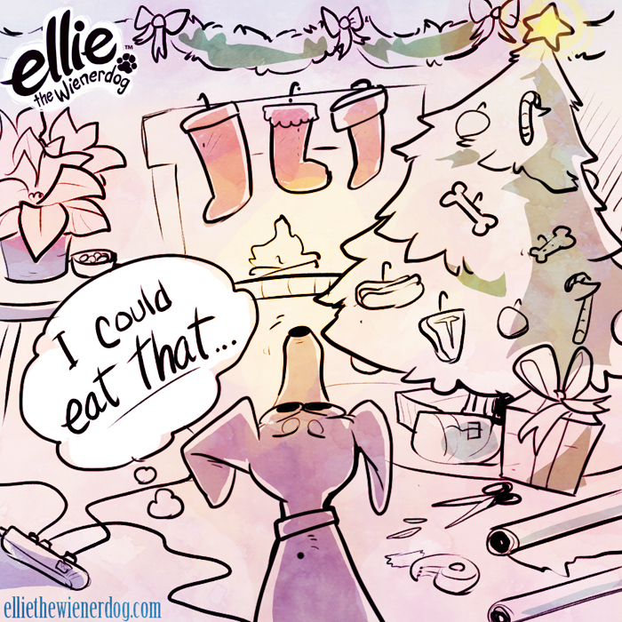 Ellie the Wienerdog Holiday Safety Tips – Part 1